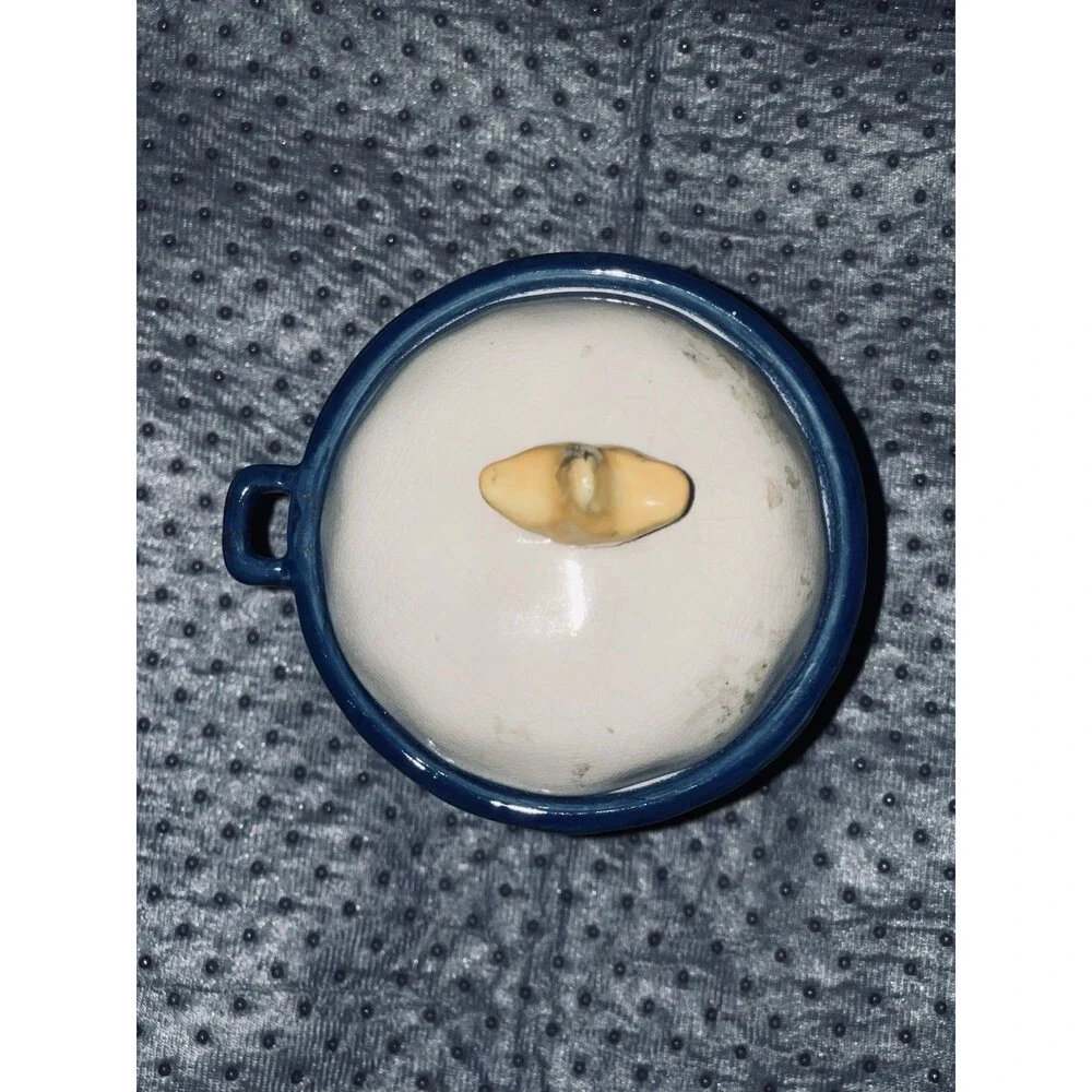 Unbranded Ceramic Christmas Snowman Cookie Jar Caddy Canister SEE Description